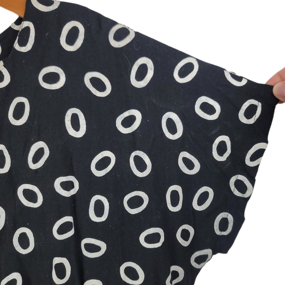 Vintage 80's-90's High Fashion Printed A-Line Dress Large - Picture 5 of 10